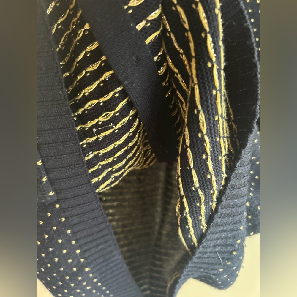 Vintage Lurex knit cardigan - Picture 4 of 13